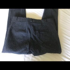 Navy and white banana republic Sloan pants